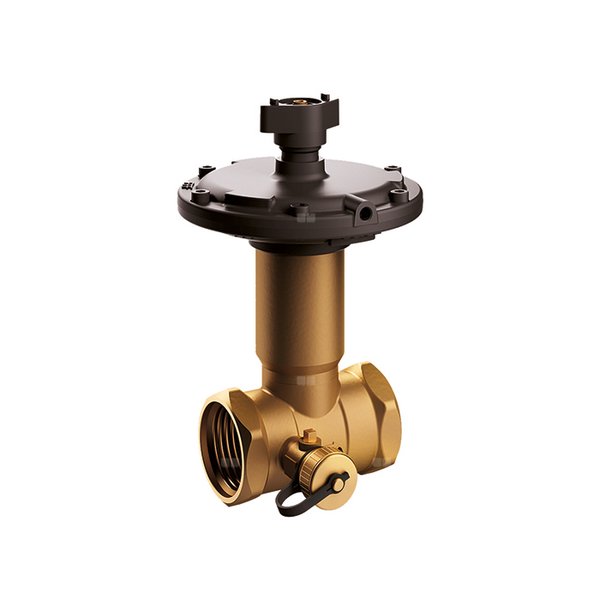 Regulator ciśnienia różnicowego COMAP Nexus Passim/KFE F, mosiądz DN 40 Kvs10, zakres przepł. 5-25 kPa, PN 25, poł. GW 1 1/2''
