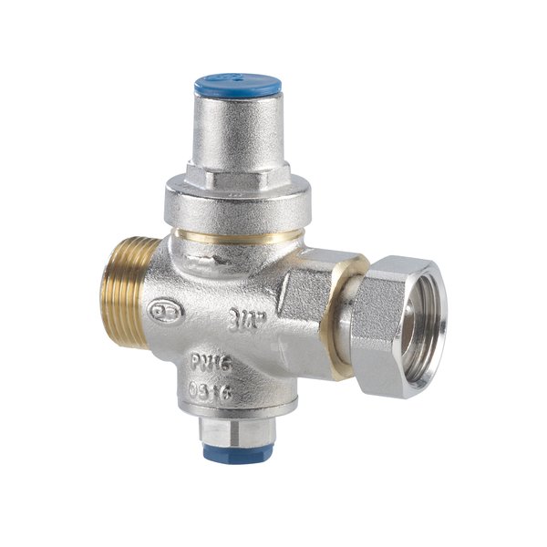 Regulator ciśnienia wody COMAP Compact mosiądz (niklowany), GZ x GW 3/4''