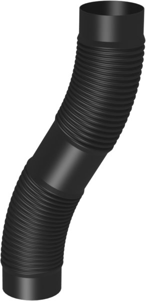 Rura Concept By JEREMIAS (pp-flex) ZW x ZW 60 x 60 mm 75000 mm spalinowa, kolor czarny