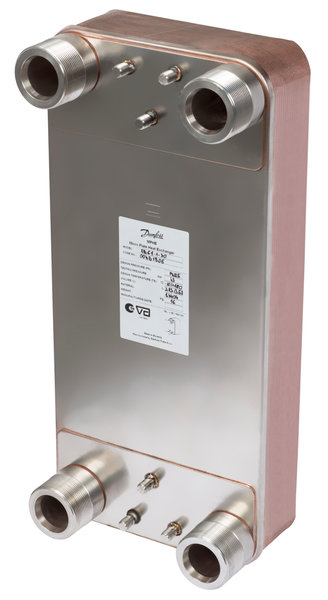 Wymiennik ciepła XB 61L-1 200 PN25 G 2 A x52 mm SB