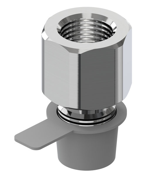 Adapter G3/8 z tłumikiem pulsacji