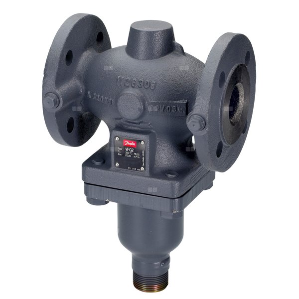 Zawór regulacyjny dwudrożny DANFOSS VFGS2, DN 12 x DN 12 (kołnierz x kołnierz), PN 25, Kvs: 160 m3/h