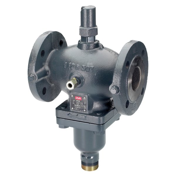 Zawór regulacyjny dwudrożny DANFOSS VFQ2, DN 10 x DN 10 (kołnierz x kołnierz), PN 25, Kvs: 125 m3/h