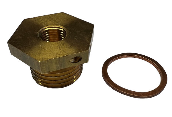 Adapter do bezpośredniego montażu czujnika temperatury R 1/2" / M10x1 Sono Meter30