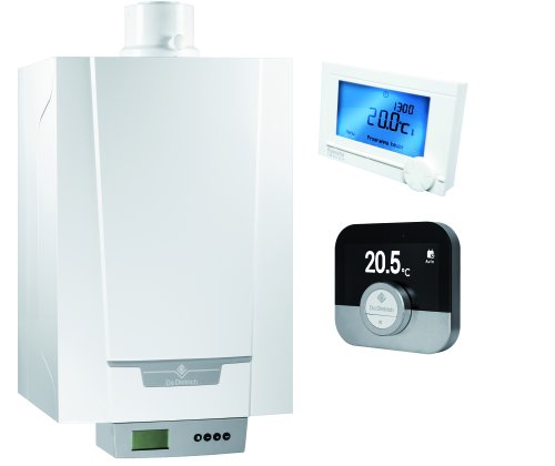 Pakiet - Kocioł gazowy jednofunkcyjny DE DIETRICH MCR3 evo 35T kondensacyjny wiszący 8.5 - 35.7 kW + RegulatorSMART TC + Zasobnik c.w.uElensio 250 H