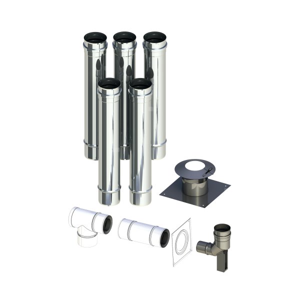 Zestaw kominowy promocyjny 5m dla kotłów gazowych