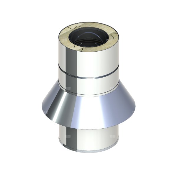 SPS/SPI Przejście z systemu koncentrycznego na izolowany DN 100