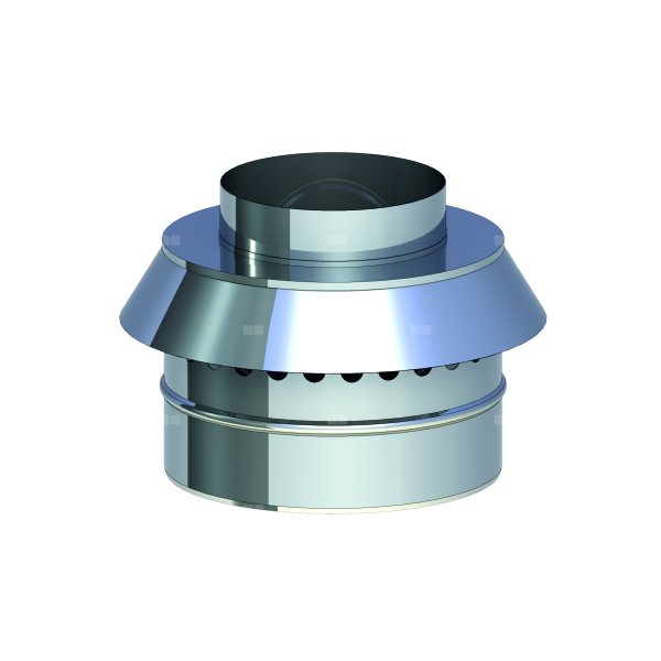 SPS Czerpnia powietrza koncentryczna z kołnierzem przeciwdeszczowym DN 150/200