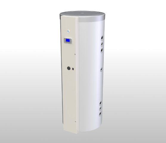 Zbiornik buforowy stojący ELEKTROMET WGJ-B standard pojemność 1500 l bez wężownicy, izolacja: pianka polistyrenowa, kolor: biały