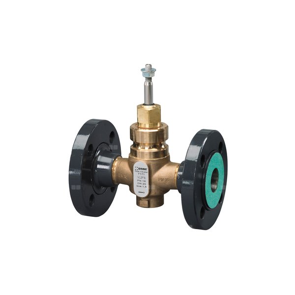 Zawór regulacyjny dwudrożny ESBE VLE325, DN 25 (kołnierz x kołnierz), zabezpieczenie: Stan surowy, PN 16, Kvs: 4 m3/h