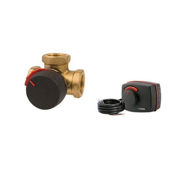 Zawór mieszający + siłownik VRG131 32-16 & ARA661