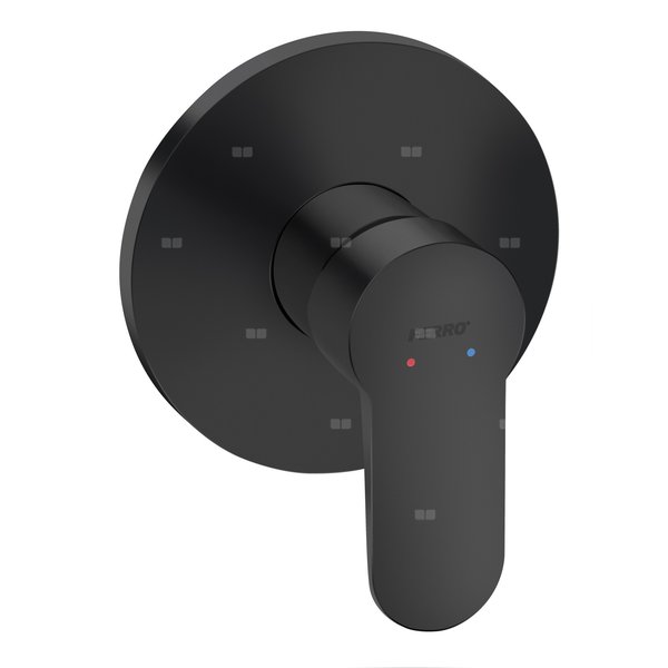 NOSTRIS bateria natryskowa podtynkowa, 1-funkcyjna, czarna