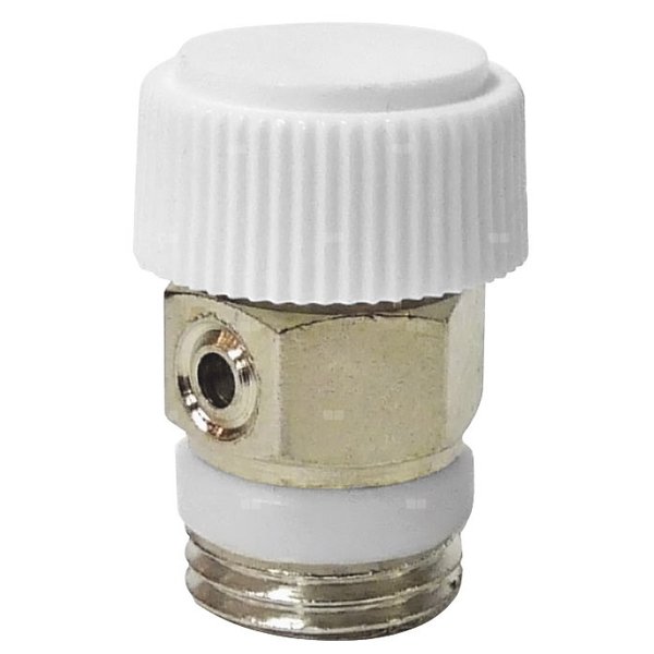 Odpowietrznik automatyczny FERRO z pokrętłem GZ mosiądz fi 1/2''