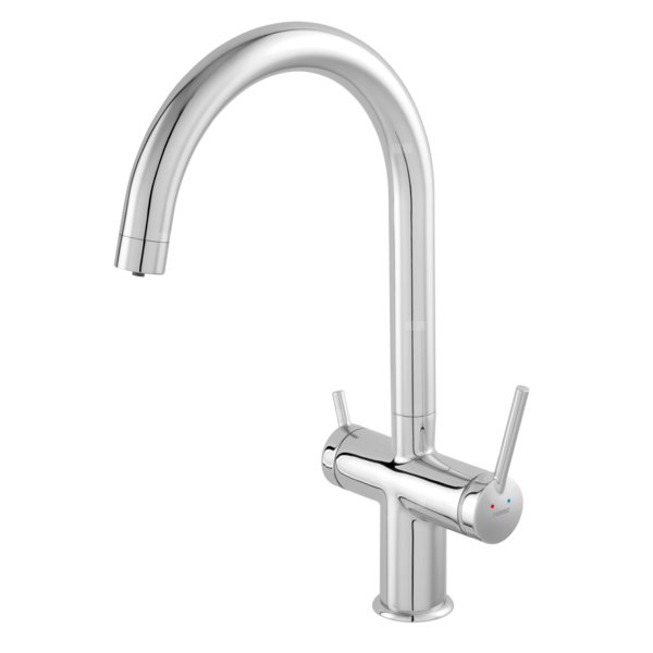 FILTRATA, bateria zlew. do wody filtrowanej, wyl. F, chrom