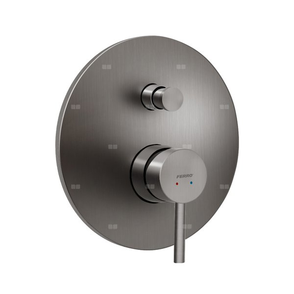 CIRICULUS bateria natryskowa podtynkowa 2F, gun metal