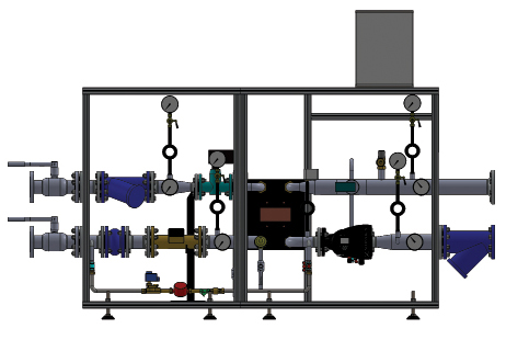 LogoMax Basic węzeł cieplny HL 100KW