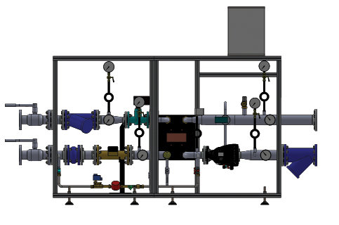 LogoMax Basic węzeł cieplny HL 100KW