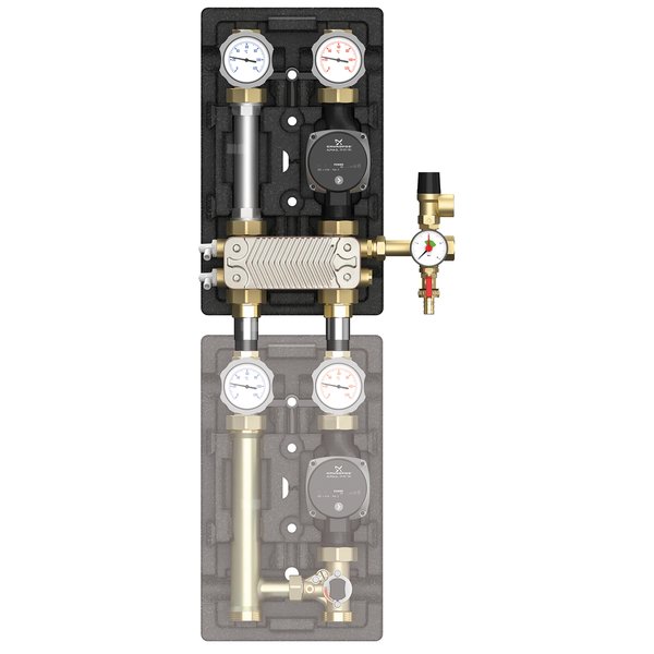 SYSTEM ROZDZIELAJACY MeiFlow S UK-SD (Alpha 2 25-60 ES) Z WYM.30-PLYT.