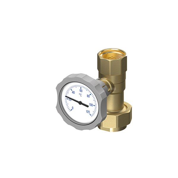 ZAWÓR KULOWY POWROTNY R 1" Z ZAWOREM ZWROTNYM