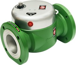 ASBIG - urządzenie sygnalizacyjno-odcinające, zawory odcinające KLAPOWE typu MAG-3, sterowanie z MD…Z… (0,5MPa), certyfikat Ex (ATEX), biogaz, kołnierze DN32 (zawór DN50)