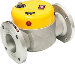 ASBIG - urządzenie sygnalizacyjno-odcinające, zawory odcinające KLAPOWE typu MAG-3, sterowanie z MD…Z… (0,5MPa), certyfikat Ex (ATEX), biogaz, kołnierze DN100