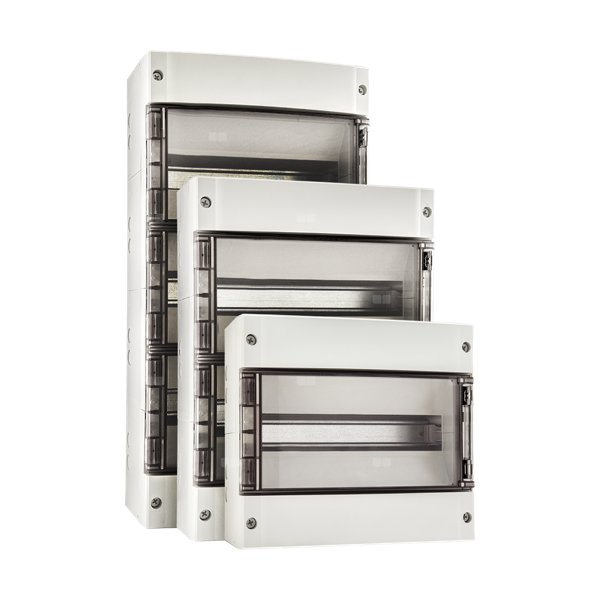 Rozdzielnia elektryczna 1-rzędowa, max 18 mod (z kosztem montażu urządzeń systemowych i okablowaniem wewn. )