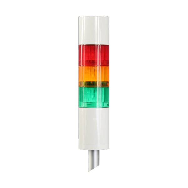 kolumna sygnalizacyjna LED, 3 kolory (zielony, pomarańczowy, czerwony), syrena, zas.24V=, (do współpracy z intewrfejsem CB-ST)