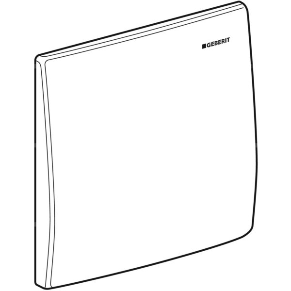 Płytka przykrywająca Geberit 16 x 16 cm: Stal nierdzewna szczotkowana