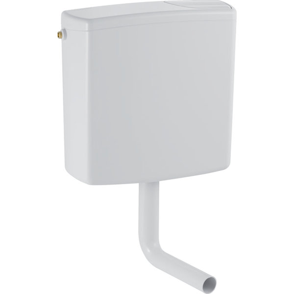 Spłuczka natynkowa GEBERIT AP140, 405 x 410 x 138 mm, sposób zawieszenia:niski, zieleń mchu