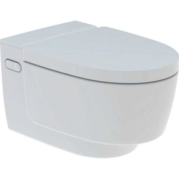 Urządzenie WC z funkcją higieny intymnej Geberit AquaClean Mera Classic, wisząca miska WC: Miska ustępowa: biały / KeraTect, Panel dekoracyjny: biały