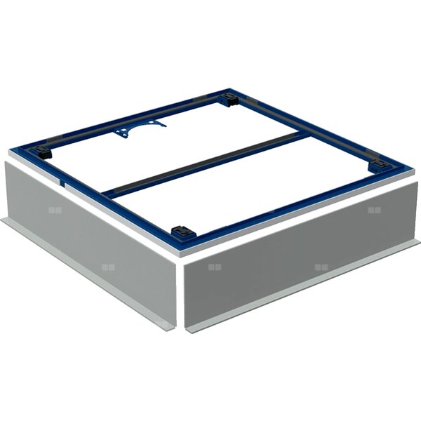 Rama instalacyjna Geberit do panelu do pryszniców bezbrodzikowych Setaplano do 100 cm, do 4 nóg montażowych: 90x75cm