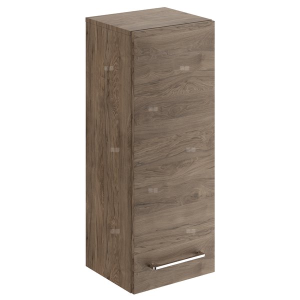 Geberit Selnova Square Szafka boczna, B33cm, H85cm, T29.7cm, z jednymi drzwiami, orzech włoski hickory