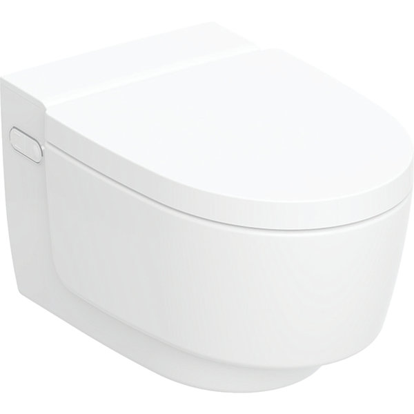 Urządzenie WC z funkcją higieny intymnej Geberit AquaClean Mera Classic, wisząca miska WC: Miska ustępowa: biały / KeraTect, Panel dekoracyjny: biały