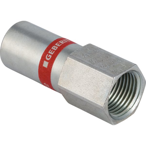Przedłużka GEBERIT Mapress C-Stahl redukcja, stal (Ocynk galwaniczny/elektrolityczny) (ocynk), 1/2'' x 76.1 mm (GW x końcówka wciskana)