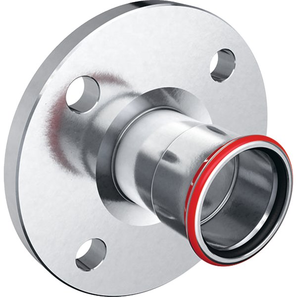 Kołnierz zaciskowy GEBERIT Mapress C-Stahl przejściowy stal (ocynk) DN 100 (108 mm) PN 10/16