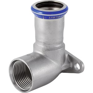 Podłączenie armatury Geberit Mapress Edelstahl 90 st. z gw.wewn. d18-Rp½