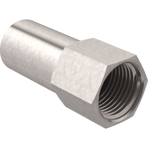 Przedłużka GEBERIT Mapress Edelstahl redukcja, stal nierdzewna, 1/2'' x 88.9 mm (GW x końcówka wciskowa)