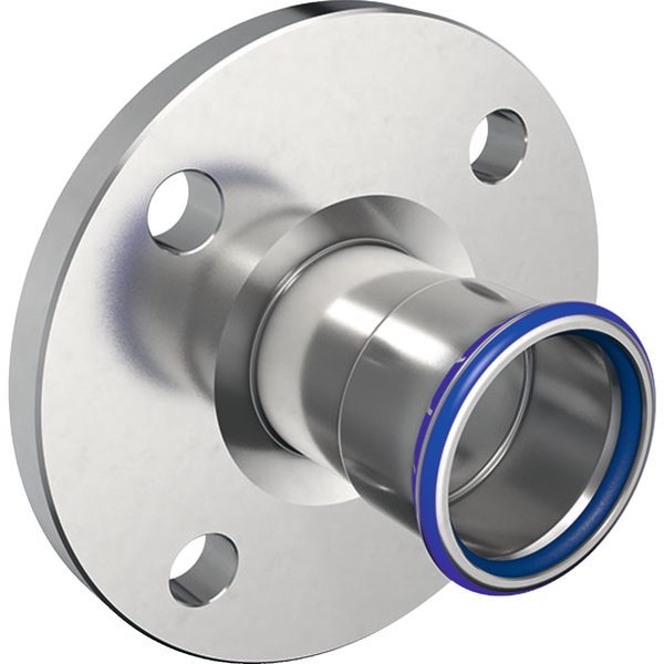 Kołnierz zaciskowy GEBERIT Mapress Edelstahl FKM przejściowy stal nierdzewna DN 50 (54 mm) PN 10/16