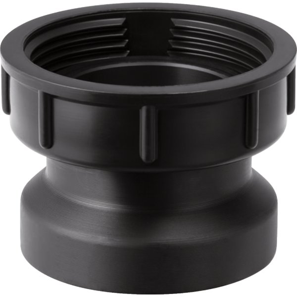 Króciec przyłączeniowy Geberit z nakrętką: d=50mm, DN=50, G=1 1/2″, H=3.3cm, Czarny