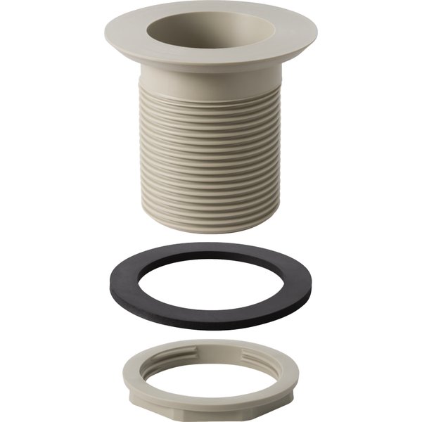 Zawór zestawu odpływowego Geberit z gwintem rurowym: Rg=1/8″, D=8.8cm, Szary RAL 7032