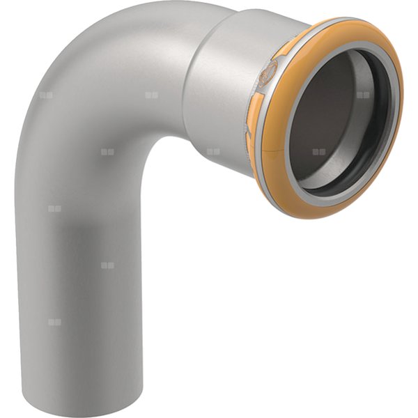 Kolano Geberit Mapress Therm z końcówką wsuwaną d76.1