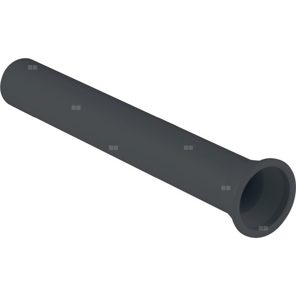 Króciec odpływowy Geberit do zasyfonowania z przegrodą: Czarny mat