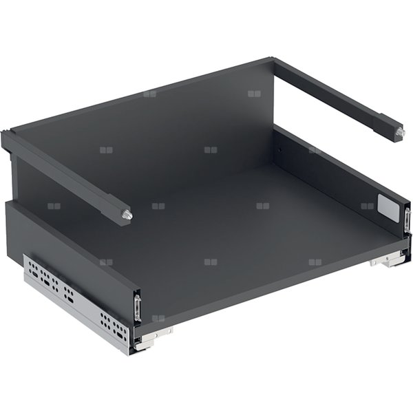 Szuflada dolna Geberit do szafki pod umywalkę meblową, z dwiema szufladami: Szerokość umywalki=55cm, Lava / Matowy