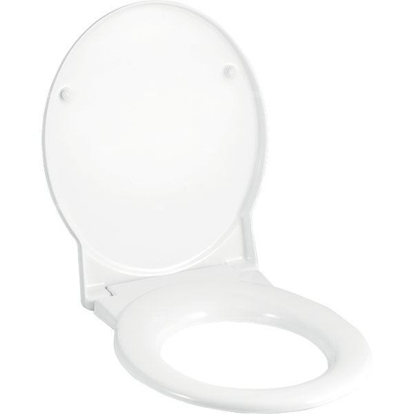 Deska sedesowa Geberit Joly: Wolne opadanie=Nie, Mocowanie=Od góry, Biały / Błyszczący