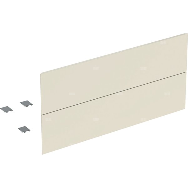 Zestaw frontów szuflad (2 szt.) do dolnej szafki pod umywalkę z dwoma szufladami GEBERIT ONE, kol. sand wysoki połysk szer.1050 mm