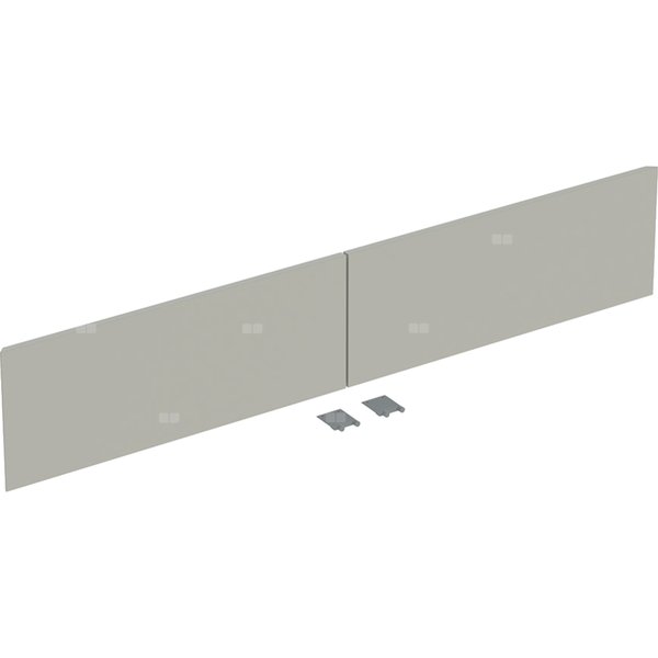 Zestaw frontów szuflad (2 szt.) do dolnej szafki pod umywalkę z dwoma szufladami GEBERIT ONE, kol. szary matowy