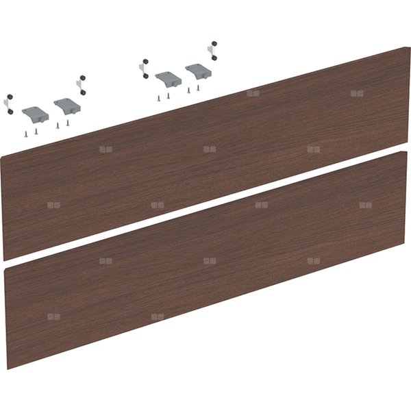 Zestaw frontów szuflad do dolnej szafki pod umywalkę GEBERIT ONE, kol. orzech amerykański szer.1050 mm