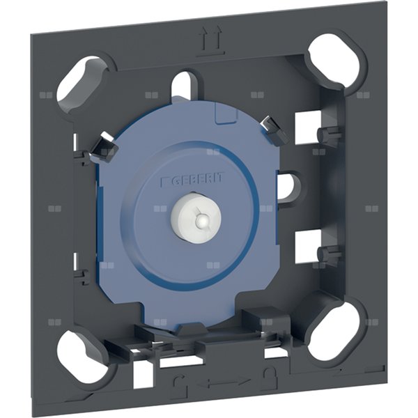 Przycisk pneumatyczny Geberit, z ramką montażową, do systemu sterowania spłukiwania pisuarów typ 40