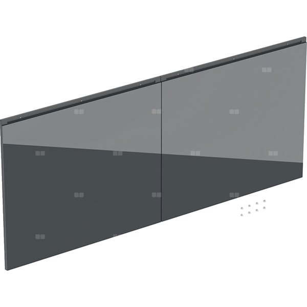 Zestaw frontów szuflad do dolnej szafki pod umywalkę GEBERIT Acanto, kol. lava matowy