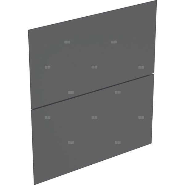 Zestaw frontów szuflad (2 szt.) do szafki bocznej GEBERIT ONE, kol. lava matowy szer.450 mm